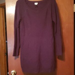 D dynamite  sweater wine color